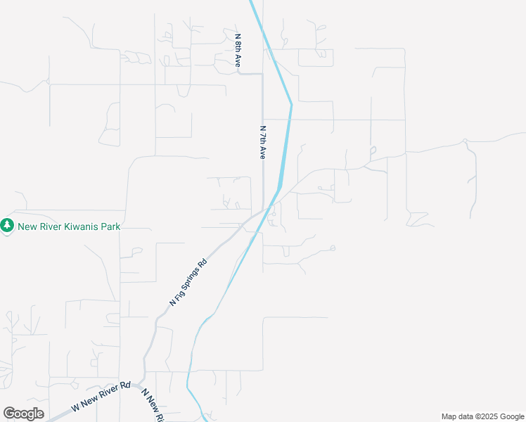 map of restaurants, bars, coffee shops, grocery stores, and more near 48618 North Fig Springs Road in New River