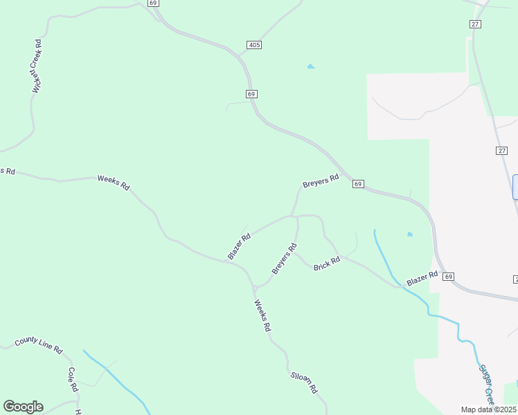 map of restaurants, bars, coffee shops, grocery stores, and more near 990 Blazer Road in Winfield