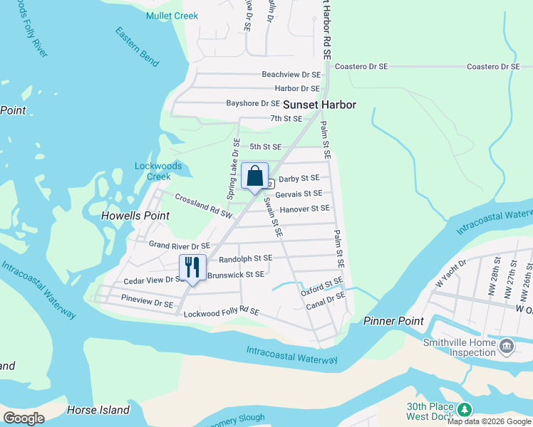 map of restaurants, bars, coffee shops, grocery stores, and more near 597 Hanover Street Southeast in Bolivia