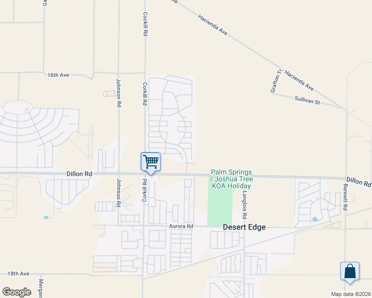 map of restaurants, bars, coffee shops, grocery stores, and more near Santa Rosa in Lake Elsinore