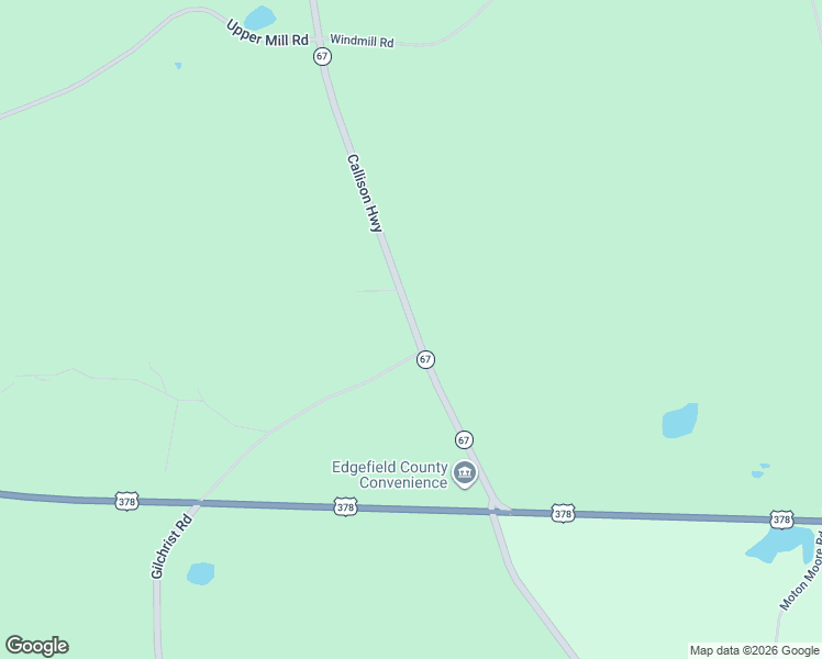 map of restaurants, bars, coffee shops, grocery stores, and more near 61 Callison Highway in McCormick