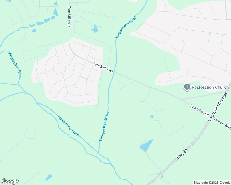 map of restaurants, bars, coffee shops, grocery stores, and more near in Winder