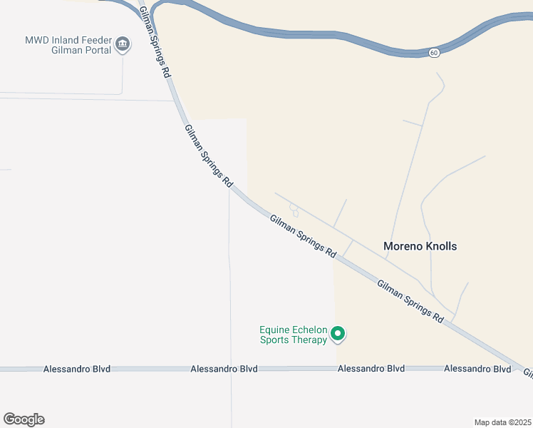 map of restaurants, bars, coffee shops, grocery stores, and more near 40 Gilman Springs Road in Moreno Valley