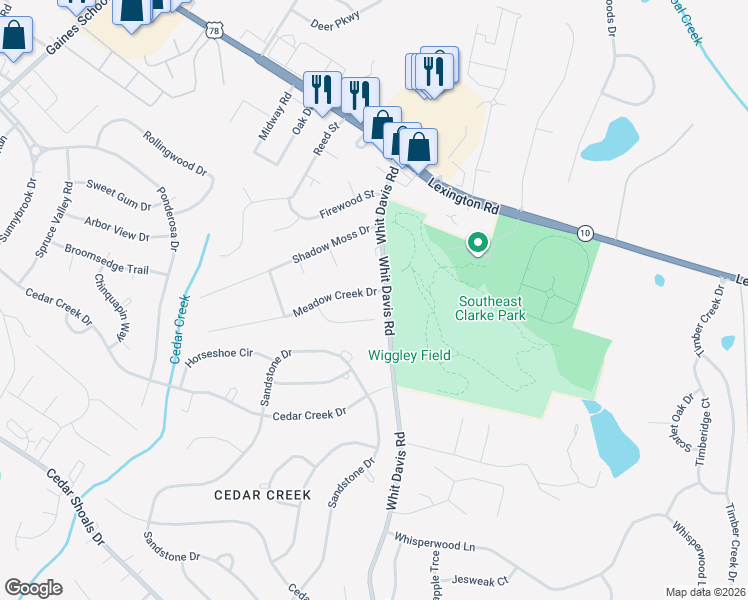 map of restaurants, bars, coffee shops, grocery stores, and more near in Athens