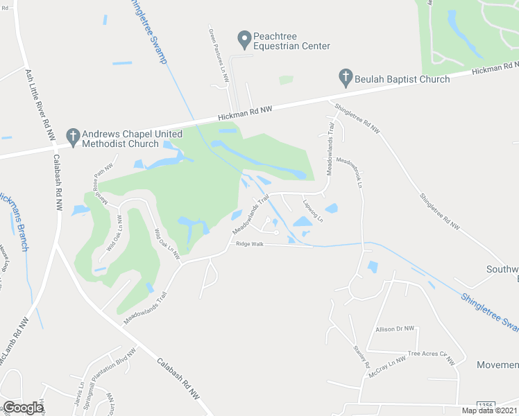 map of restaurants, bars, coffee shops, grocery stores, and more near 1000 Chickweed Court in Calabash