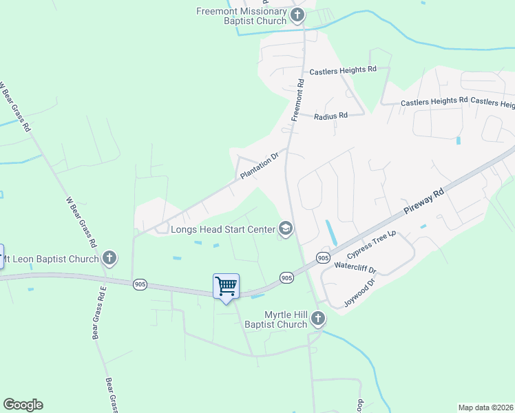 map of restaurants, bars, coffee shops, grocery stores, and more near 151 Freemont Road in Longs