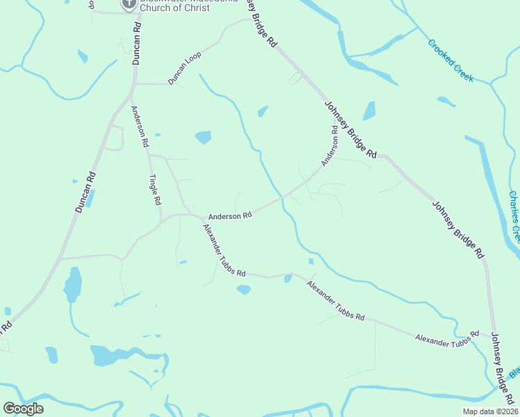 map of restaurants, bars, coffee shops, grocery stores, and more near Anderson Road in Jasper