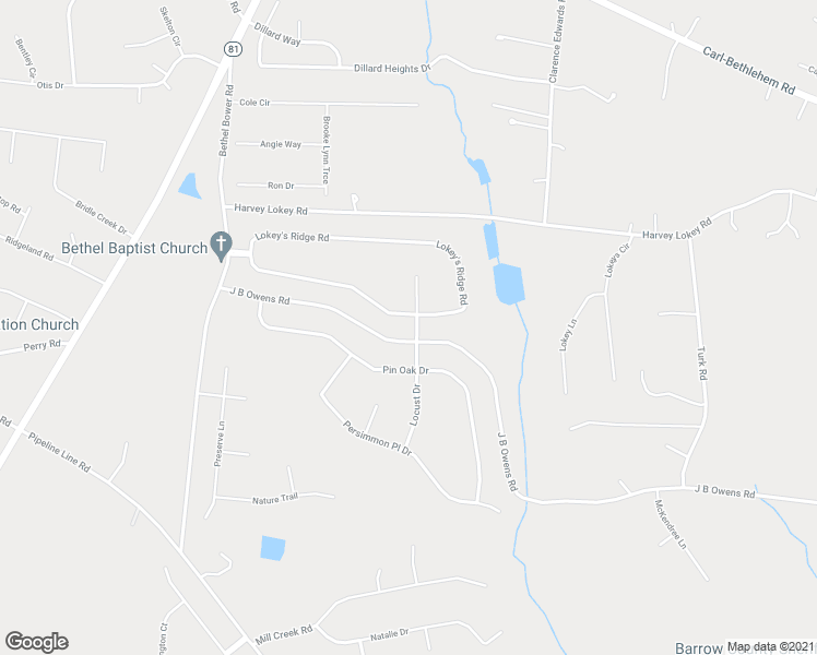 map of restaurants, bars, coffee shops, grocery stores, and more near 1100 Owens Circle in Bethlehem