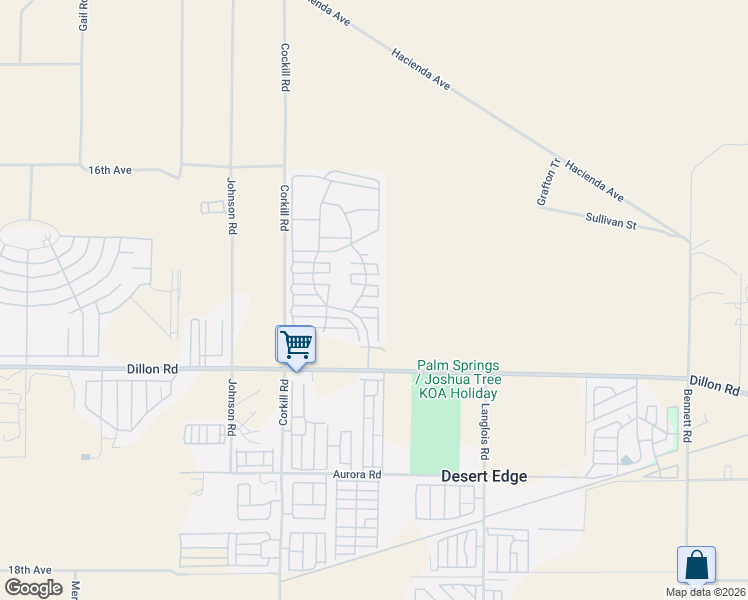 map of restaurants, bars, coffee shops, grocery stores, and more near Rancho Vista in Lake Elsinore