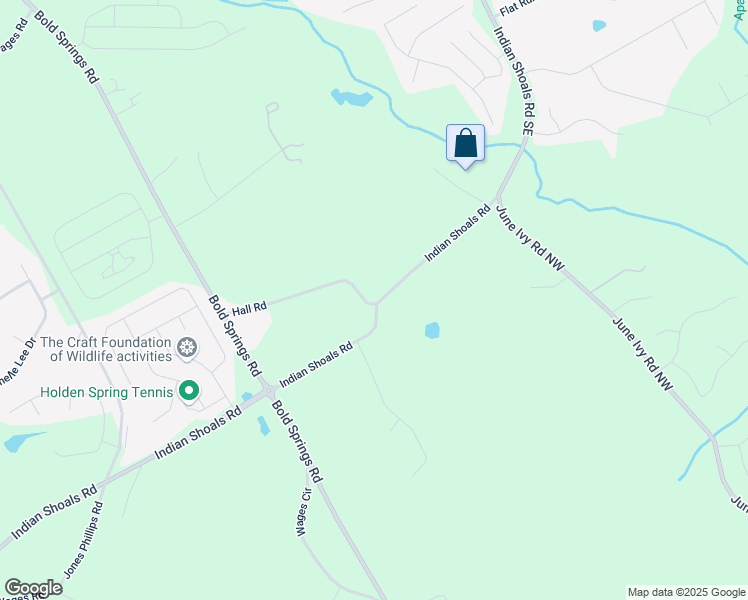 map of restaurants, bars, coffee shops, grocery stores, and more near 3825 Hall Road in Dacula