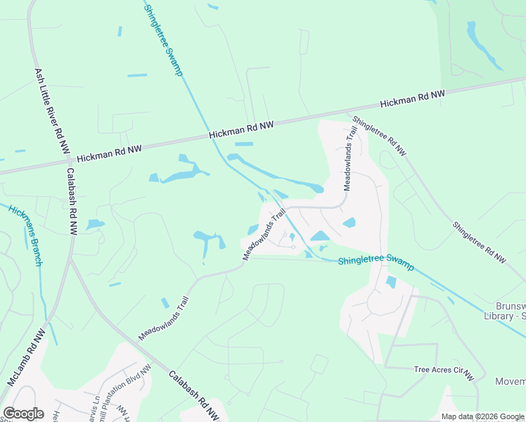 map of restaurants, bars, coffee shops, grocery stores, and more near 708 Royal Fern Court in Calabash