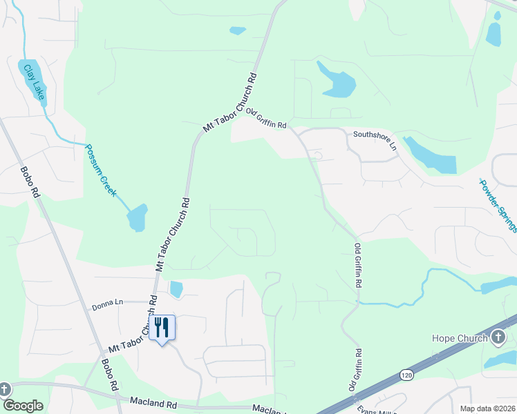 map of restaurants, bars, coffee shops, grocery stores, and more near 862 Mount Tabor Church Road in Dallas