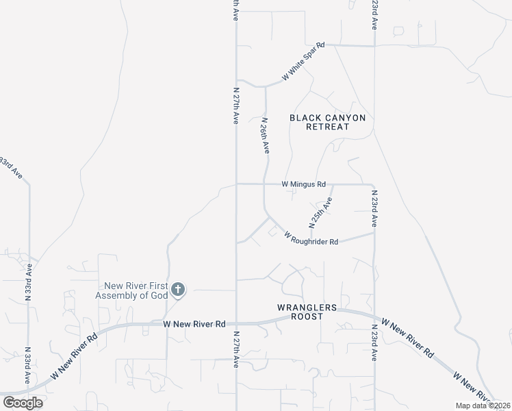 map of restaurants, bars, coffee shops, grocery stores, and more near 48822 North Roughrider Road in Phoenix