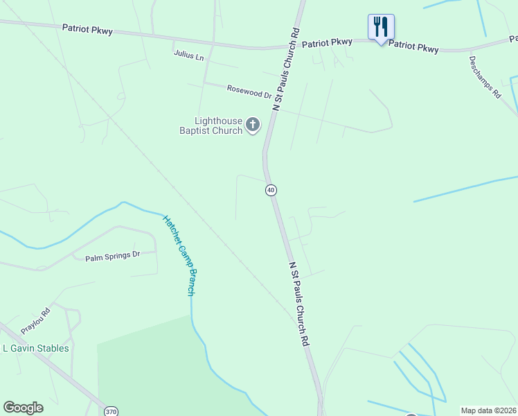 map of restaurants, bars, coffee shops, grocery stores, and more near 4495 Stick Lane in Sumter