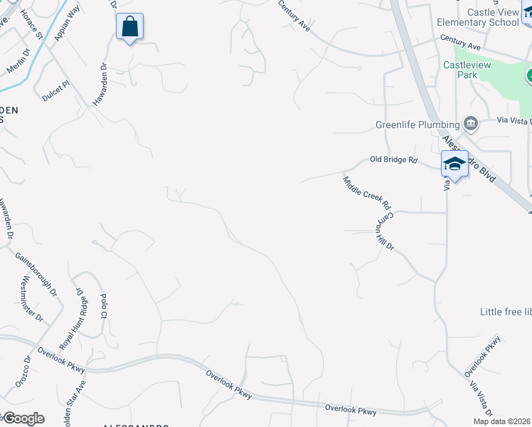 map of restaurants, bars, coffee shops, grocery stores, and more near in Riverside