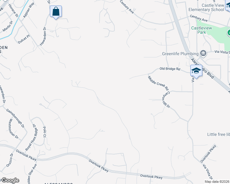 map of restaurants, bars, coffee shops, grocery stores, and more near in Riverside