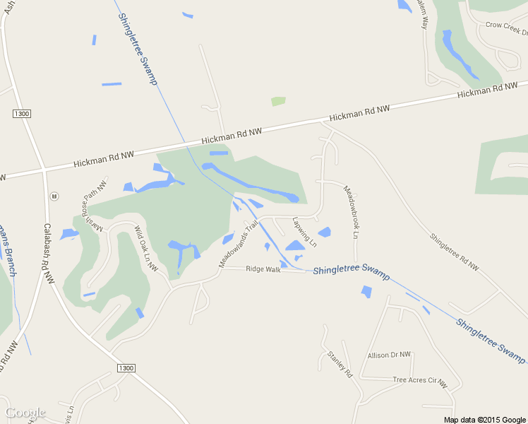 map of restaurants, bars, coffee shops, grocery stores, and more near 986 Meadowlands Trail in Calabash