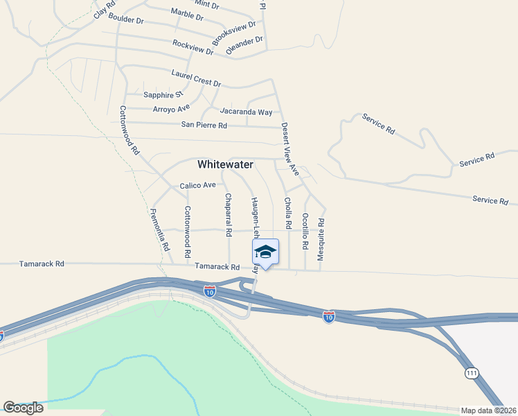 map of restaurants, bars, coffee shops, grocery stores, and more near Haugen-Lehmann Way in Riverside County