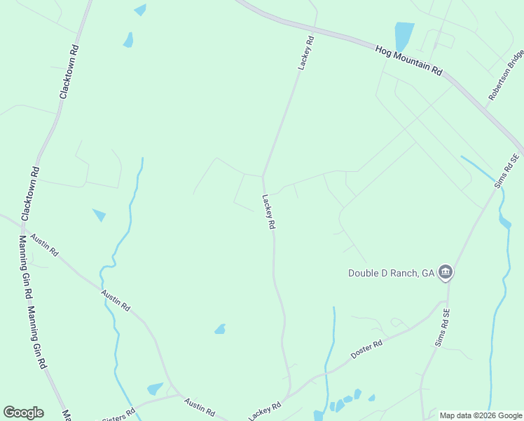 map of restaurants, bars, coffee shops, grocery stores, and more near 1124 Hummingbird Way in Winder