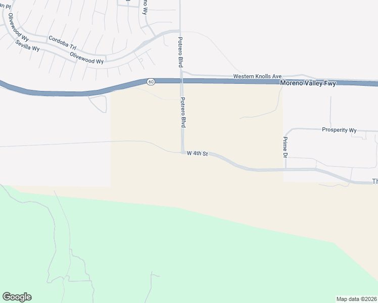 map of restaurants, bars, coffee shops, grocery stores, and more near 36855 West 4th Street in Beaumont