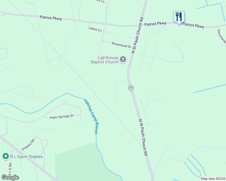 map of restaurants, bars, coffee shops, grocery stores, and more near 4495 Stick Lane in Sumter