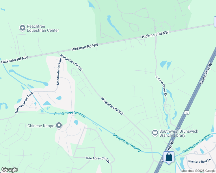 map of restaurants, bars, coffee shops, grocery stores, and more near 374 Shingletree Rd NW in Calabash