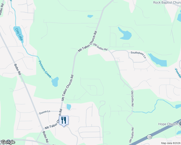 map of restaurants, bars, coffee shops, grocery stores, and more near 862 Mount Tabor Church Road in Dallas