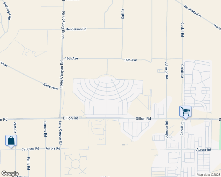 map of restaurants, bars, coffee shops, grocery stores, and more near 69421 Poolside Drive in Desert Hot Springs