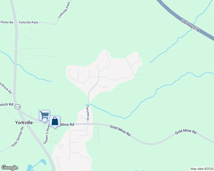 map of restaurants, bars, coffee shops, grocery stores, and more near 107 Fred Poole Trce in Dallas