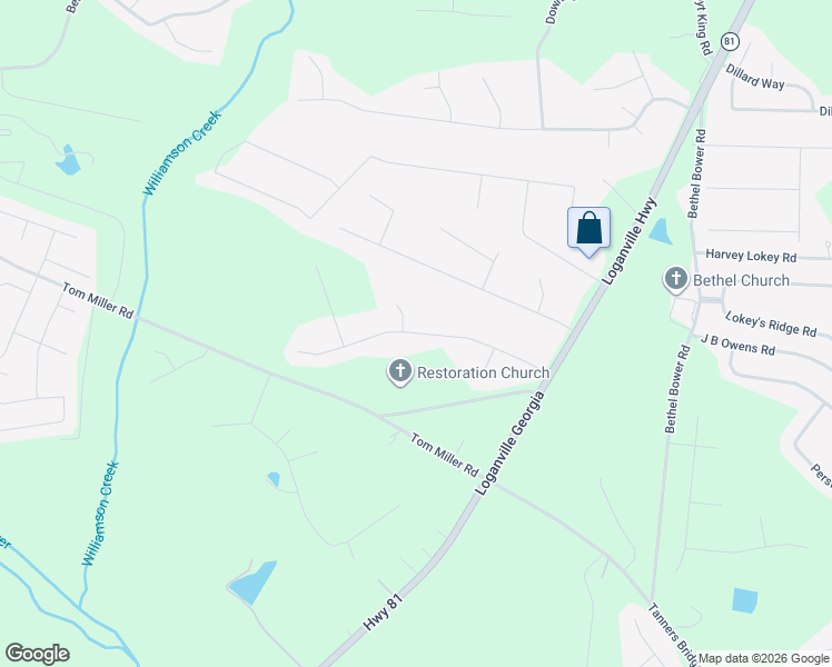 map of restaurants, bars, coffee shops, grocery stores, and more near 930 Lochwolde Lane in Bethlehem