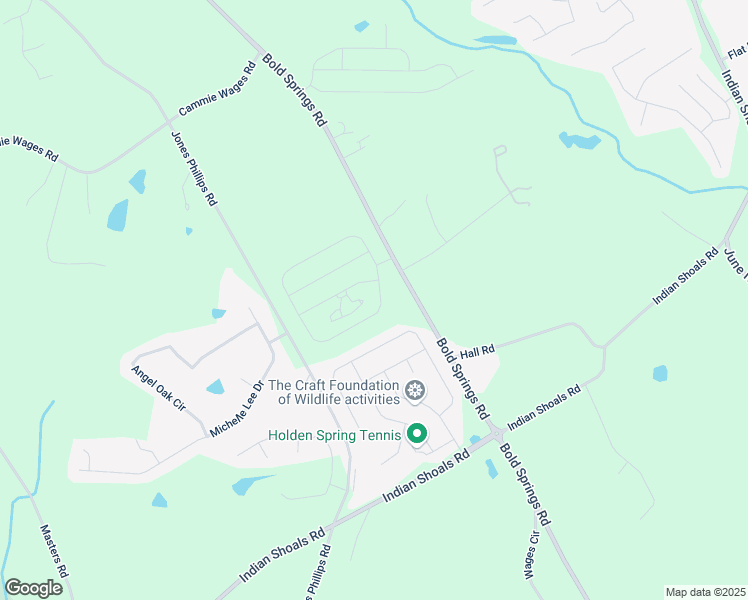 map of restaurants, bars, coffee shops, grocery stores, and more near 2420 Day Break Way in Dacula