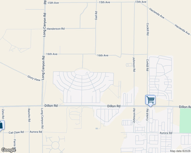 map of restaurants, bars, coffee shops, grocery stores, and more near 69548 Crestview Drive in Desert Hot Springs
