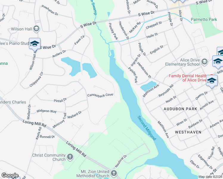 map of restaurants, bars, coffee shops, grocery stores, and more near 618 Antlers Drive in Sumter