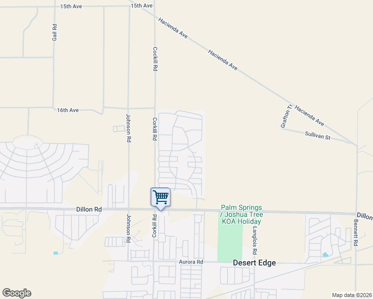 map of restaurants, bars, coffee shops, grocery stores, and more near Vista Way in Lake Elsinore