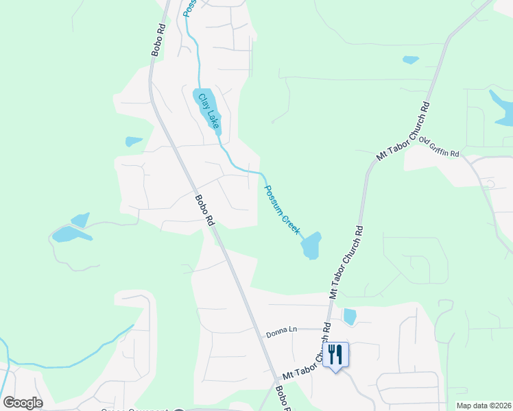map of restaurants, bars, coffee shops, grocery stores, and more near 199 Blackhawk Trail in Dallas