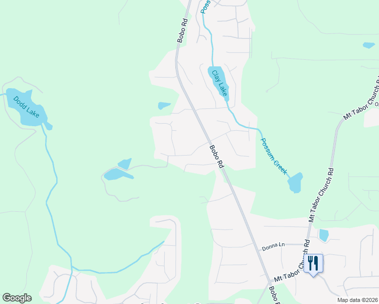 map of restaurants, bars, coffee shops, grocery stores, and more near 108 McClure Drive in Dallas