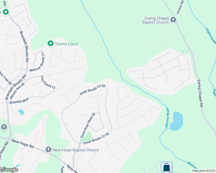 map of restaurants, bars, coffee shops, grocery stores, and more near 1896 Alcovy Bluff Way Southeast in Lawrenceville