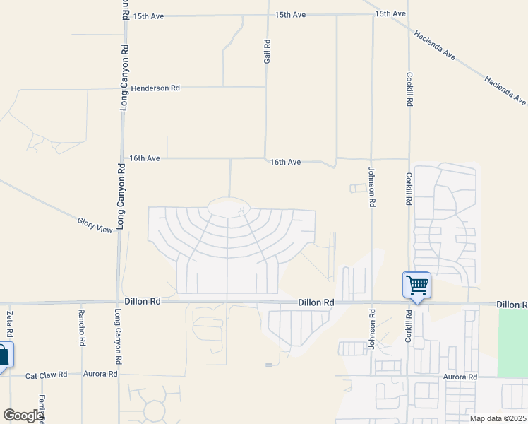 map of restaurants, bars, coffee shops, grocery stores, and more near 69545 Poolside Drive in Desert Hot Springs
