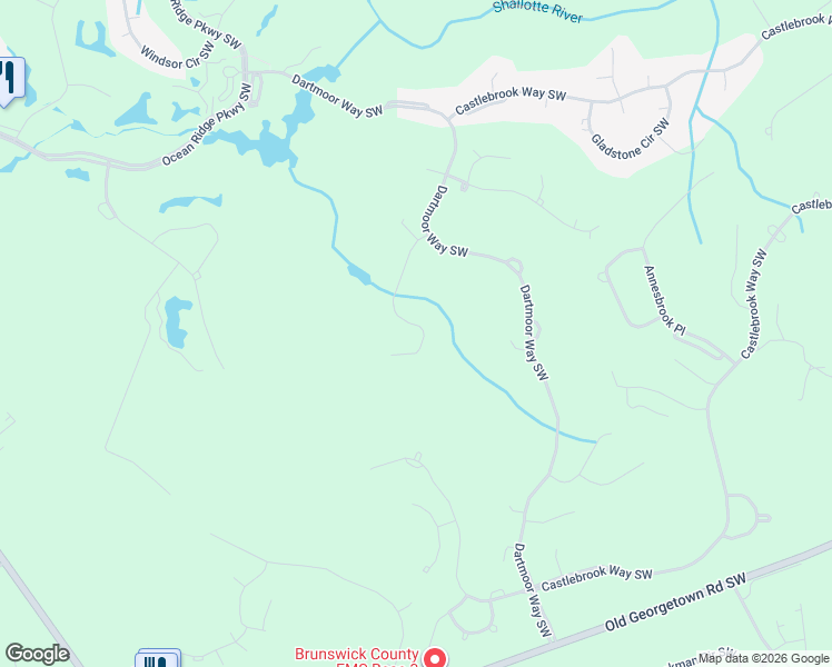 map of restaurants, bars, coffee shops, grocery stores, and more near 6804 Waterstone Crossing SW in Ocean Isle Beach