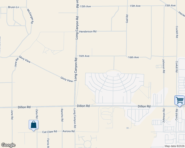 map of restaurants, bars, coffee shops, grocery stores, and more near 69240 Parkside Drive in Desert Hot Springs