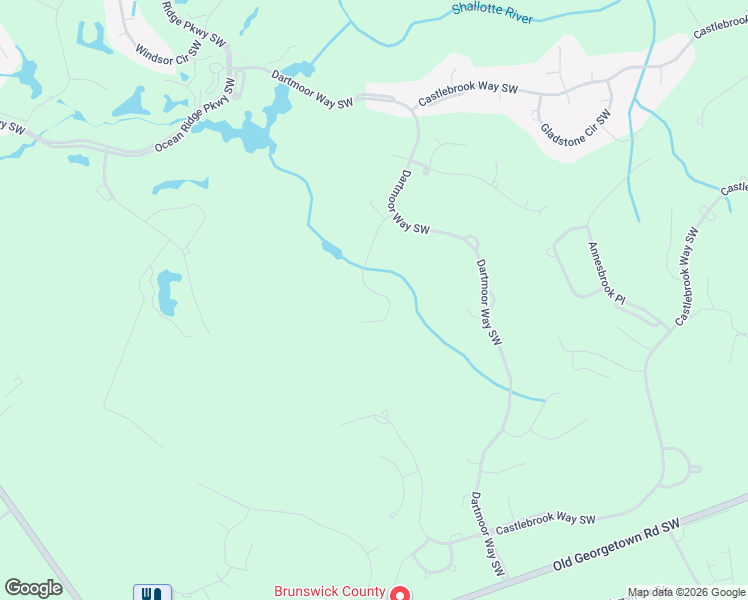 map of restaurants, bars, coffee shops, grocery stores, and more near 6804 Waterstone Crossing Southwest in Ocean Isle Beach