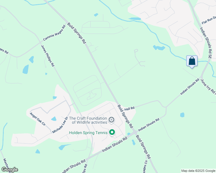 map of restaurants, bars, coffee shops, grocery stores, and more near 2803 Bold Springs Road in Dacula