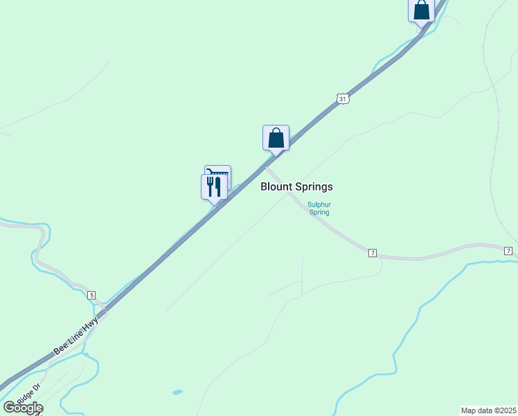 map of restaurants, bars, coffee shops, grocery stores, and more near 110 Clay Drive in Hayden