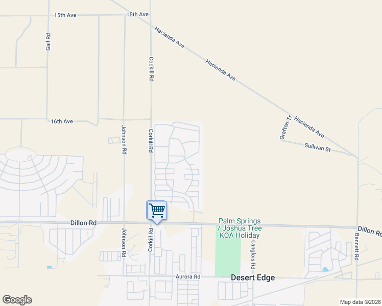 map of restaurants, bars, coffee shops, grocery stores, and more near Vista Way in Lake Elsinore