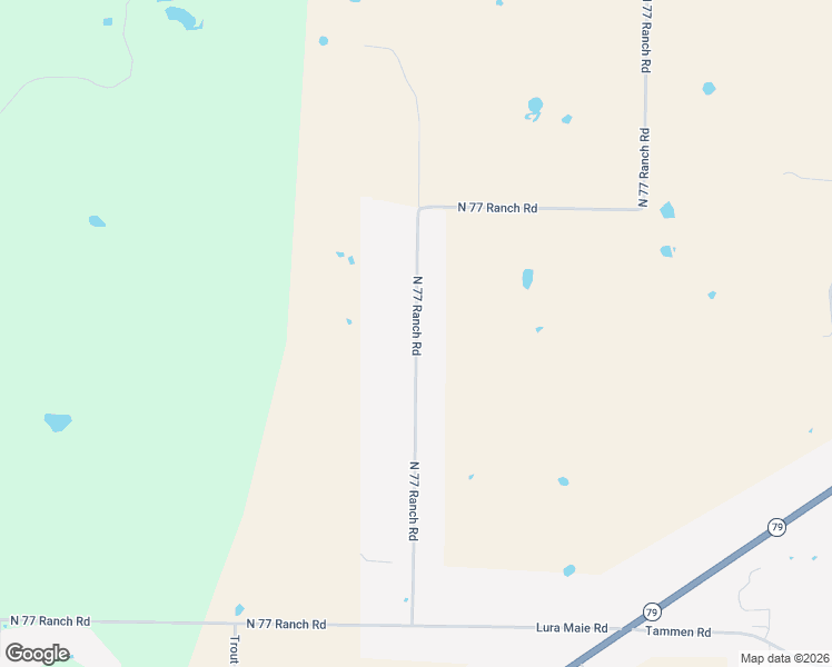 map of restaurants, bars, coffee shops, grocery stores, and more near North 77 Ranch Road in Dean