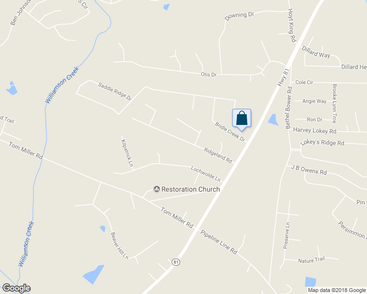 map of restaurants, bars, coffee shops, grocery stores, and more near 726 Ridgeland Road in Bethlehem