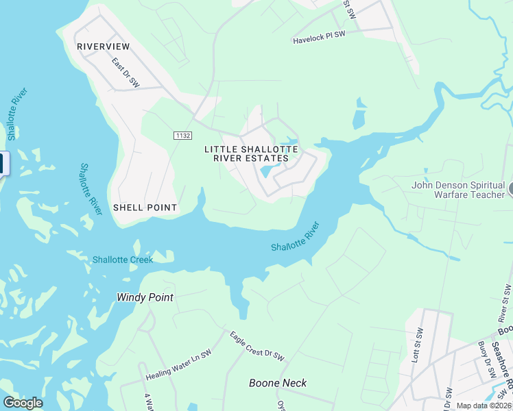 map of restaurants, bars, coffee shops, grocery stores, and more near 1719 Chadwick Landing Drive Southwest in Shallotte