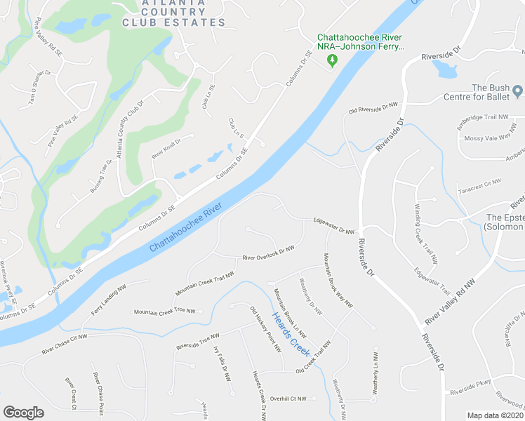 map of restaurants, bars, coffee shops, grocery stores, and more near 940 Edgewater Court in Atlanta