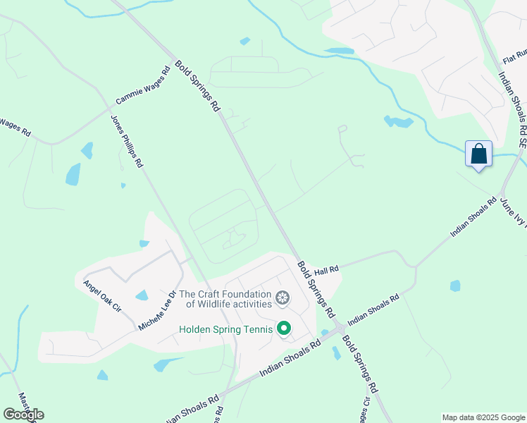 map of restaurants, bars, coffee shops, grocery stores, and more near 2803 Bold Springs Road in Dacula