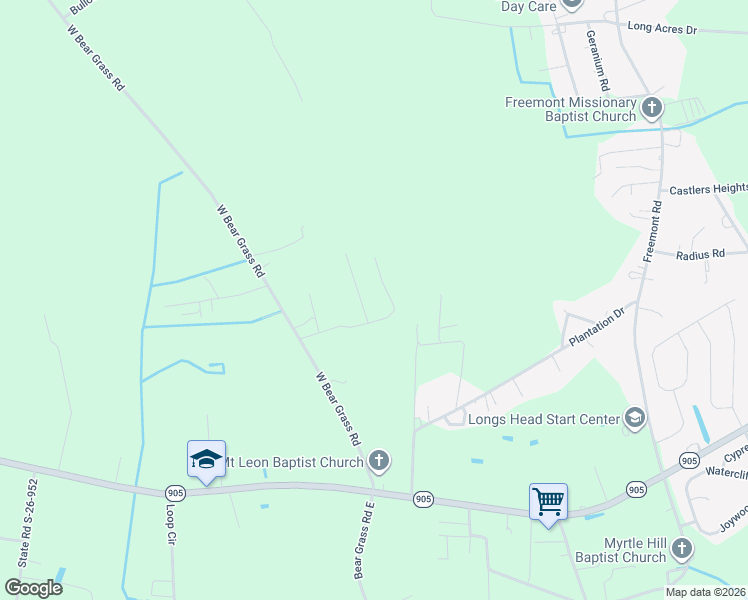 map of restaurants, bars, coffee shops, grocery stores, and more near 381 Saint Ives Road in Longs